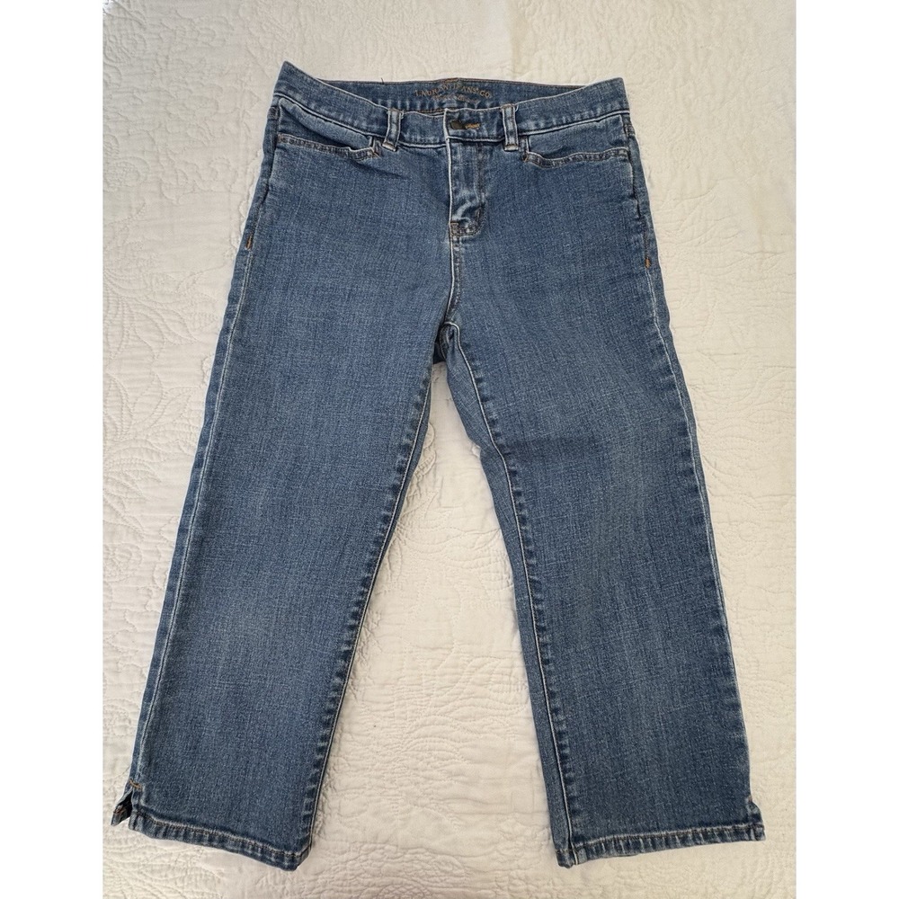 LRL Lauren Jean Co By Ralph Lauren Low Rise Capri Jean Womans Size 2
